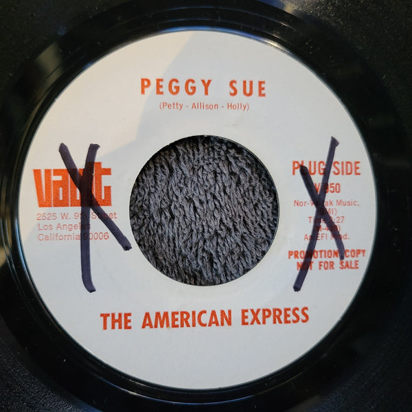 AMERICAN EXPRESS PEGGY SUE WHEN THE CITY SLEEPS WHITE LABEL PROMO VAULT V-950