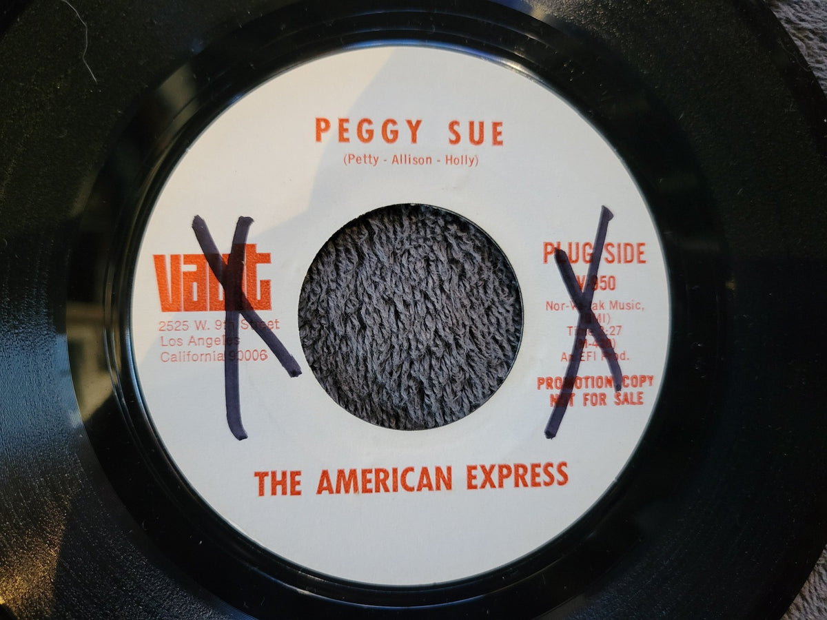 AMERICAN EXPRESS PEGGY SUE WHEN THE CITY SLEEPS WHITE LABEL PROMO VAULT V-950