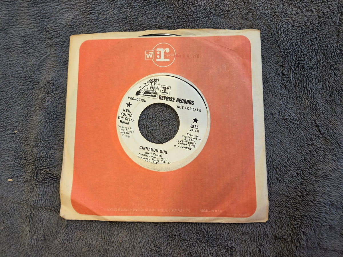 NEIL YOUNG CINNAMON GIRL WHITE LABEL PROMO MONO SUGAR MOUNTAIN REPRISE 0911