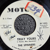SPINNERS TRULY YOURS WHITE LABEL PROMO MOTOWN M 1093 WLP