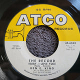 BEN E KING THE WAY YOU SHAKE IT THE RECORD  ATCO