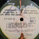 JOHN LENNON UNFINISHED MUSIC YOKO ONO ZAPPLE