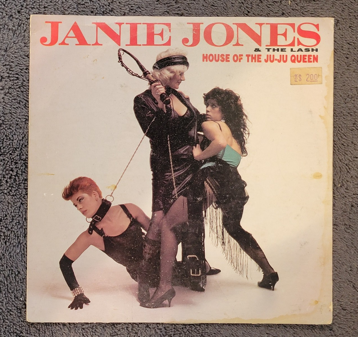 JANIE JONES AND THE LASH HOUSE OF THE JUJU PICTURE SLEEVE IMPORT