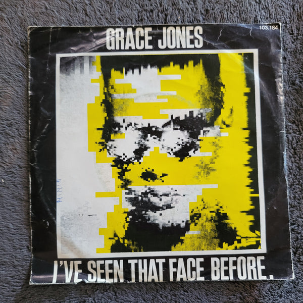 GRACE JONES IVE SEEN THAT FACE BEFORE  IMPORT ISLAND