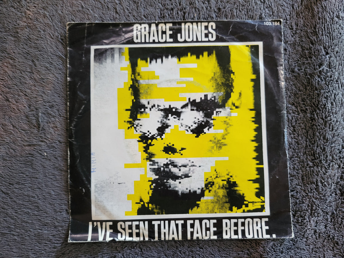 GRACE JONES IVE SEEN THAT FACE BEFORE  IMPORT ISLAND