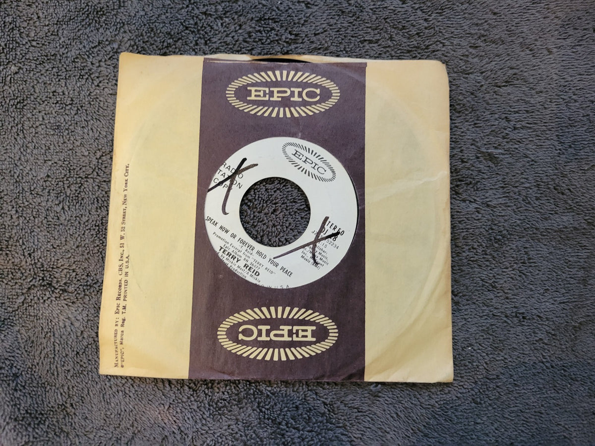 TERRY REID STAY WITH ME BABY SPEAK NOW OR FOREVER HOLD YOUR PEACE PROMO DJ 28