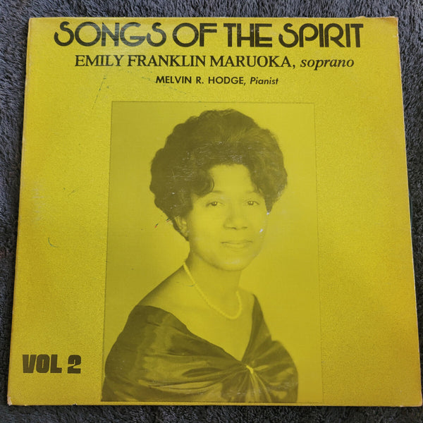 EMILY FRANKLIN MARUOKA SONGS OF THE SPIRIT VOL 2 TRADITIONAL RARE