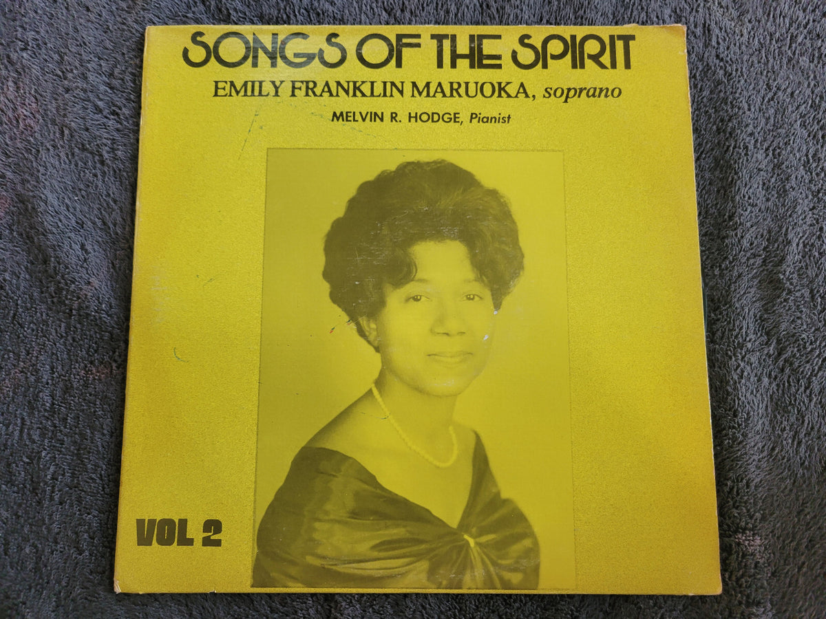 EMILY FRANKLIN MARUOKA SONGS OF THE SPIRIT VOL 2 TRADITIONAL RARE