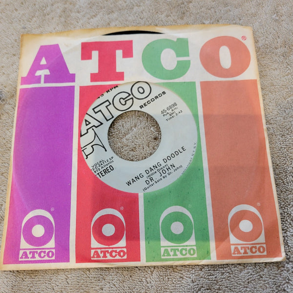 DR. JOHN WANG DANG DOODLE WHITE LABEL PROMO MONO WLP ATCO 45-6898