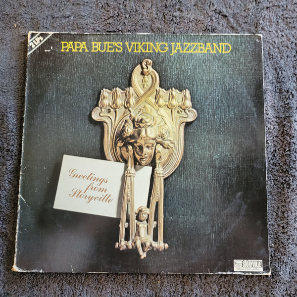 PAPA BUES VIKING JAZZBAND GREETINGS FROM STORYVILLE IMPORT JAZZ BAND GATEFOLD