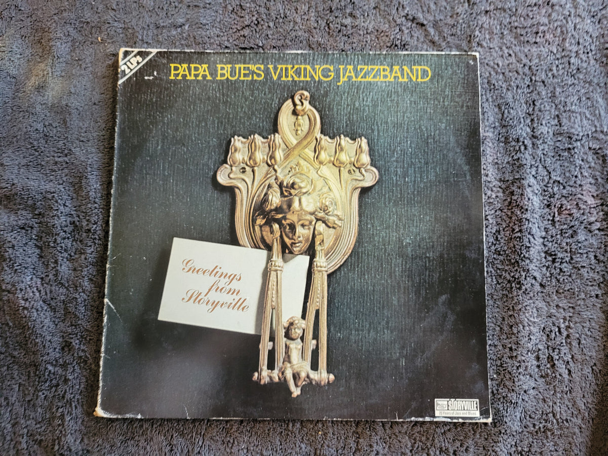 PAPA BUES VIKING JAZZBAND GREETINGS FROM STORYVILLE IMPORT JAZZ BAND GATEFOLD