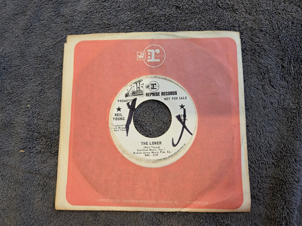 NEIL YOUNG THE LONER WHITE LABEL PROMO SUGAR MOUNTAIN REPRISE 0785