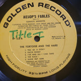 BURGESS MEREDITH AESOPS FABLES GOLDEN RECORD FOX AND THE CROW TORTOISE AND HARE
