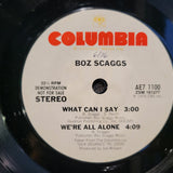 BOZ SCAGGS THE FEEL OF SILK DEGREES AE7 1100 LOWDOWN PICTURE  SLEEVE WLP