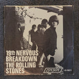 ROLLING STONES 19TH NERVOUS BREAKDOWN PICTURE SLEEVE SAD DAY LONDON 45 LON 9823