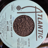 ART WEBB LOVE EYES PROMO YOU CAN'T HIDE LOVE ATLANTIC 3446