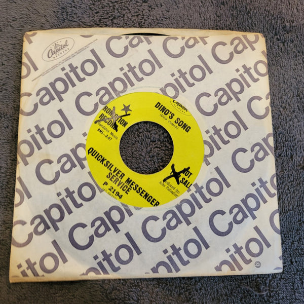 QUICKSILVER MESSENGER SERVICE DINOS SONG PRIDE OF MAN PROMO CAPITOL P 2194