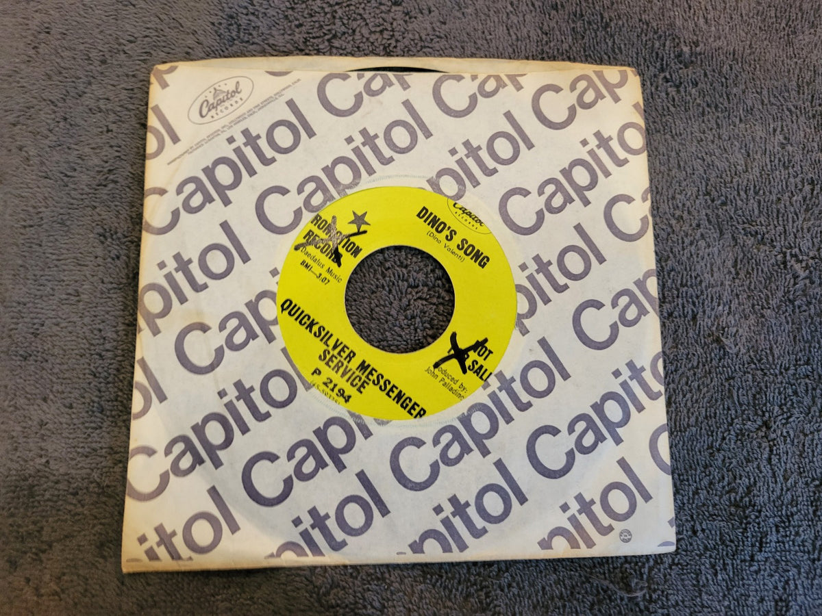 QUICKSILVER MESSENGER SERVICE DINOS SONG PRIDE OF MAN PROMO CAPITOL P 2194