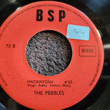 THE PEBBLES L'INTERNATIONALE 7" IMPORT PSB IS THERE NO ONE BELGIAN BELGIUM