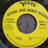 ASTRUD GILBERTO COME SOFTLY TO ME PROMO VERVE DISC JOCKEY