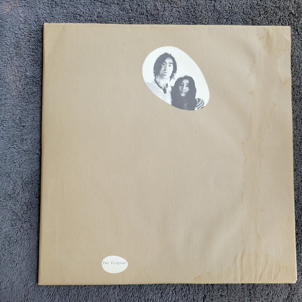 JOHN LENNO & YOKO ONO TWO VIRGINS W/ BAG UK IMPORT FIRST PRESSING 1968 NO MR