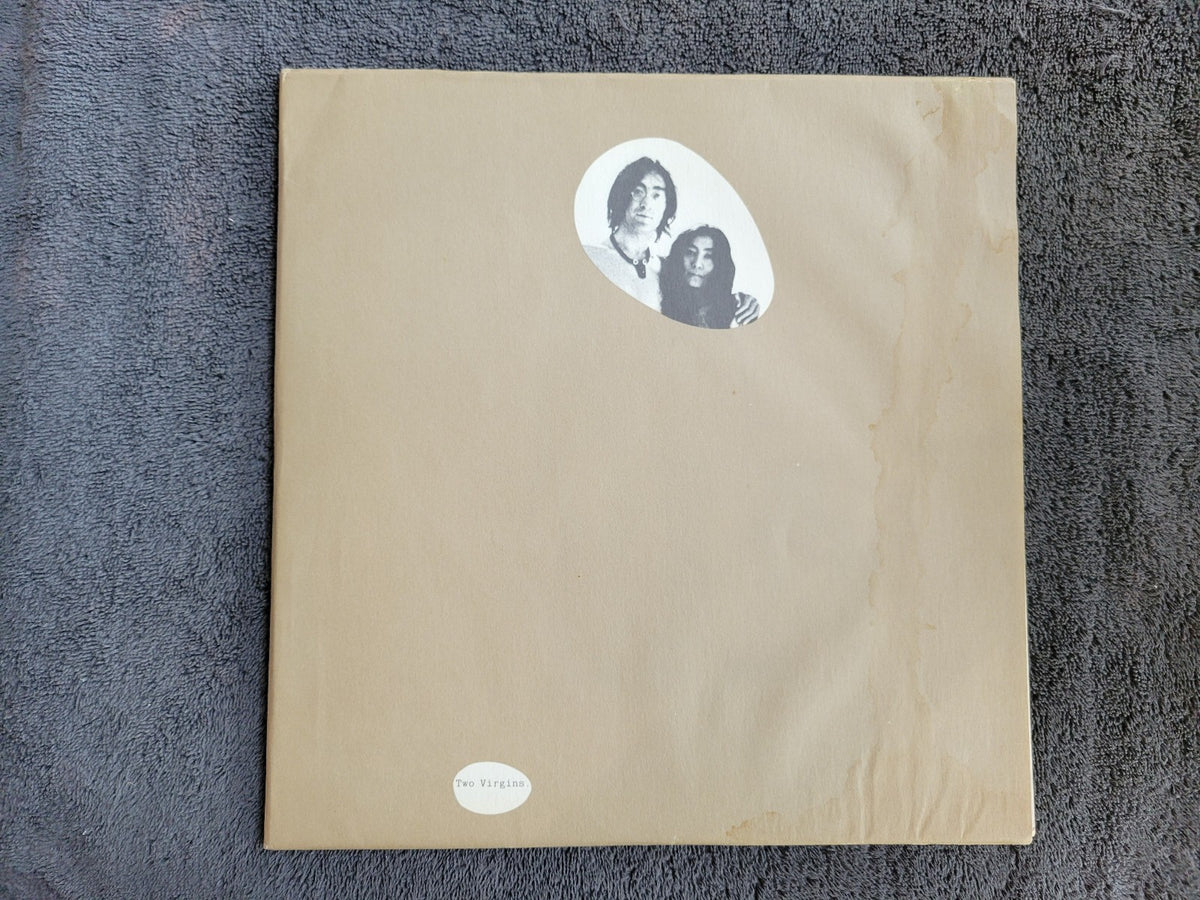 JOHN LENNO & YOKO ONO TWO VIRGINS W/ BAG UK IMPORT FIRST PRESSING 1968 NO MR
