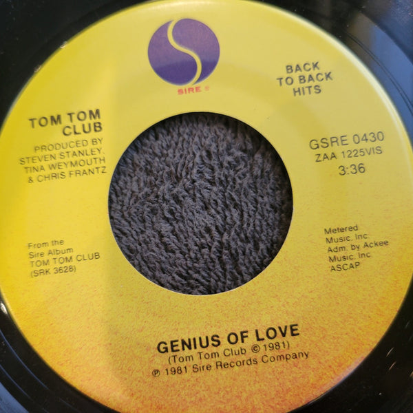 TOM TOM CLUB GENIUS OF LOVE WORDY RAPPINGTON TALKING HEADS