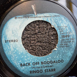 RINGO STARR BACK OFF BOOGALOO PICTURE SLEEVE BLUE TINT LABEL APPLE 1849 BEATLES