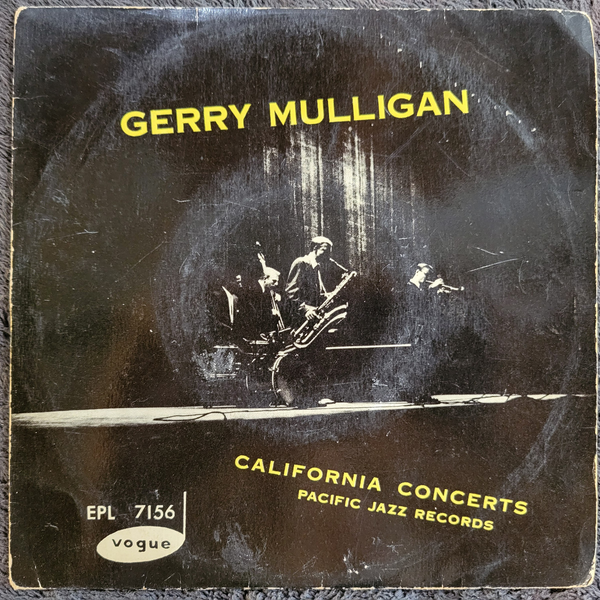 GERRY MULLIGAN CALIFORNIA CONCERTS IMPORT PS PICTURE SLEEVE