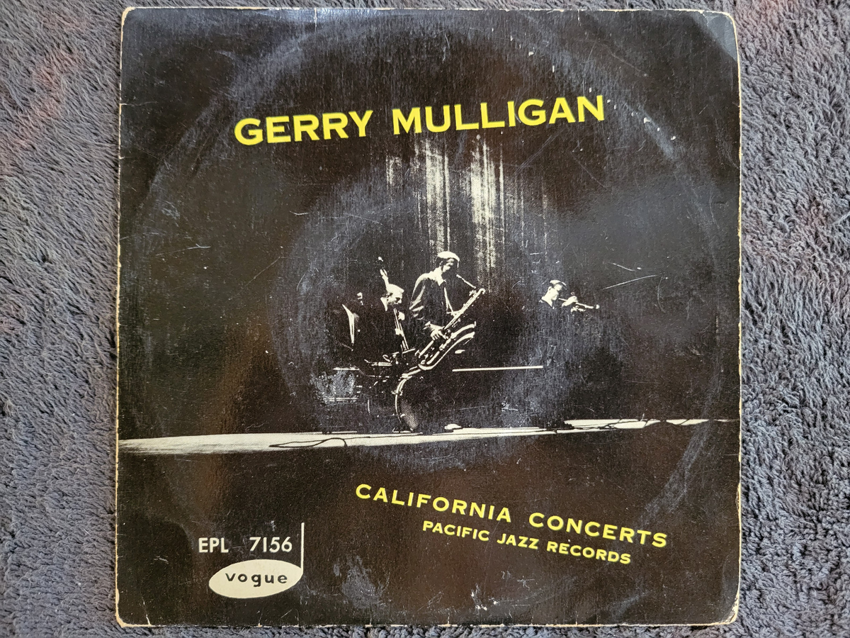 GERRY MULLIGAN CALIFORNIA CONCERTS IMPORT PS PICTURE SLEEVE
