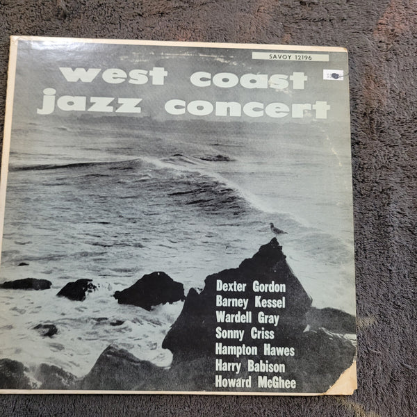 WEST COAST JAZZ CONCERT DEXTER GORDON BARNEY KESSEL WARDELL GRAY SONNY CRISS