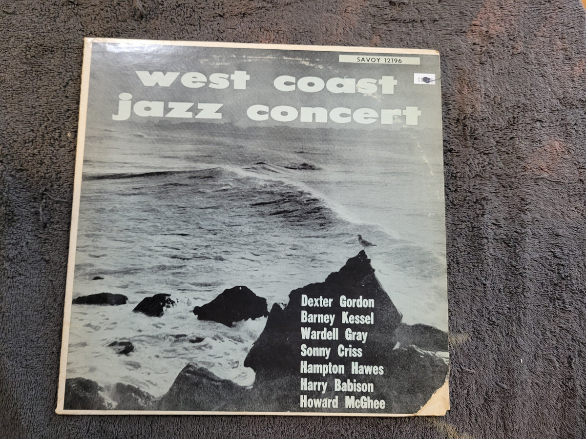 WEST COAST JAZZ CONCERT DEXTER GORDON BARNEY KESSEL WARDELL GRAY SONNY CRISS