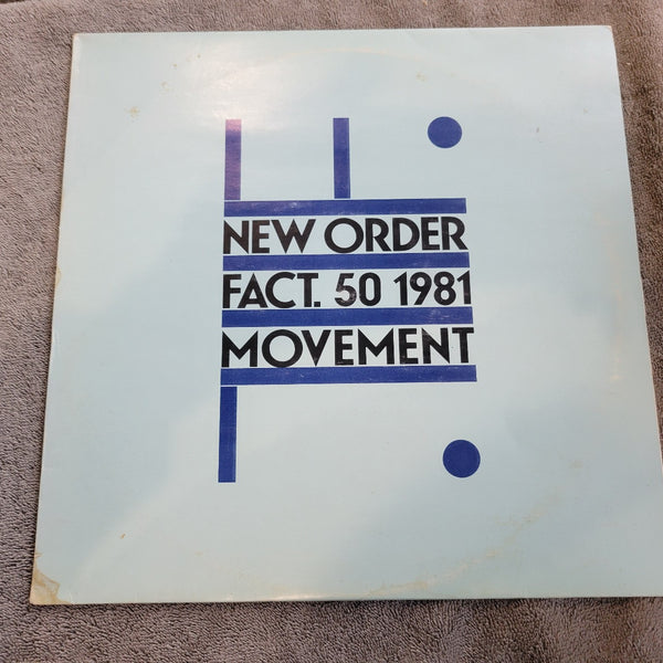NEW ORDER MOVEMENT IMPORT ITALY JOY DIVISION
