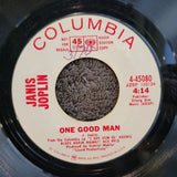 JANIS JOPLIN TRY JUST A LITTLE BIT HARDER WHITE LABEL PROMO ONE GOOD MAN 4-45080