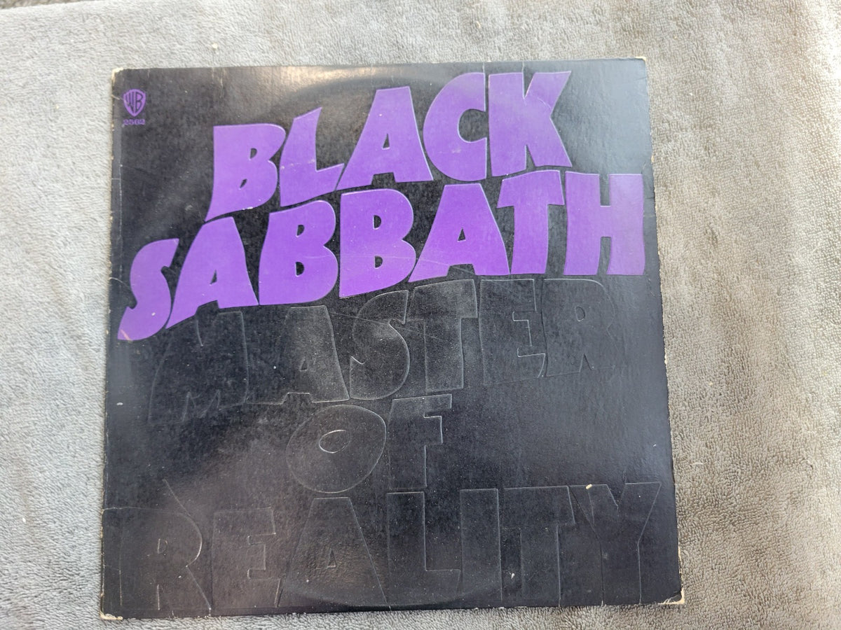 BLACK SABBATH MASTER OF REALITY ARMY GREEN LABEL OZZY OSBOURNE FIRST PRESSING