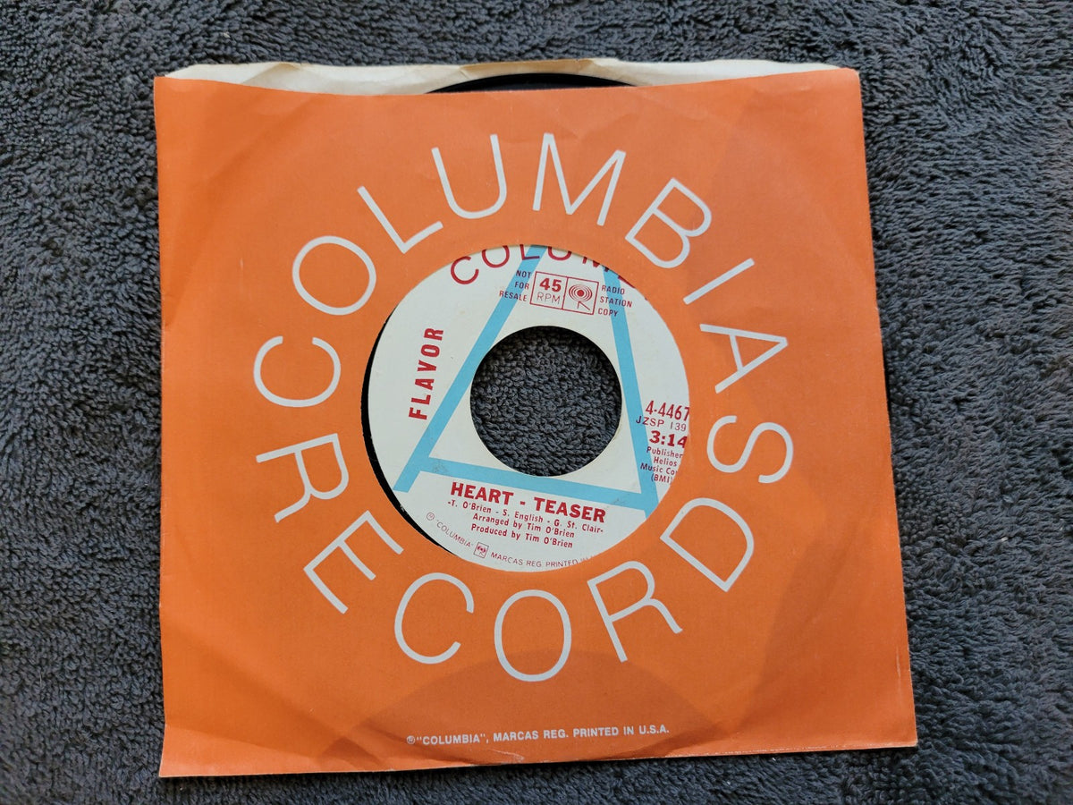 FLAVOR HEART TEASER WHITE LABEL PROMO YEAH, I'M HIP WLP COLUMBIA 4-44673