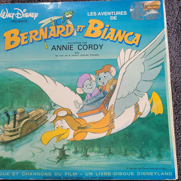 DISNEY LES ADVENTURES DE BERNARD ET BIANCA IMPORT ANNIE CORDAY DISNEYLAND ST3816