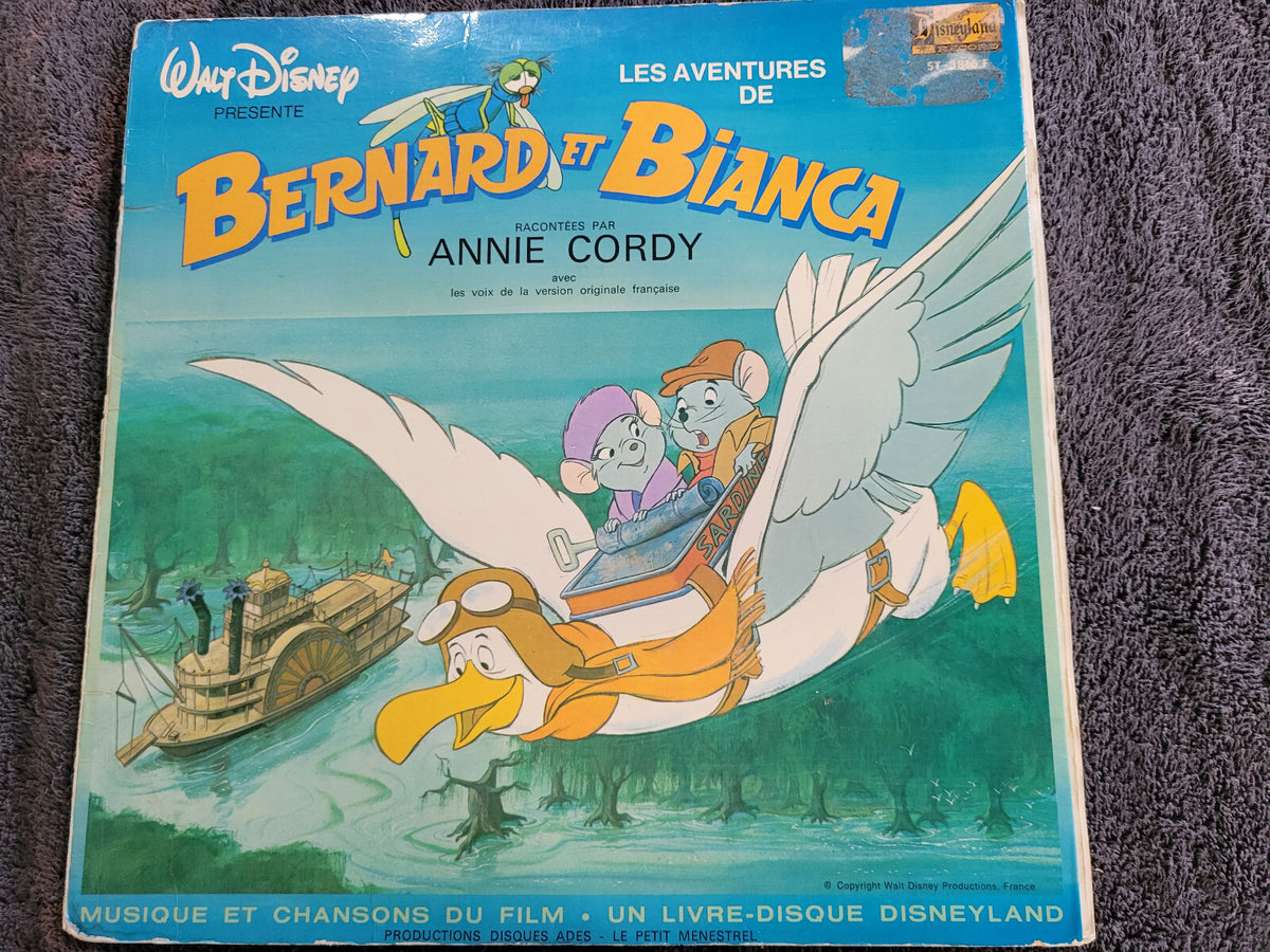 DISNEY LES ADVENTURES DE BERNARD ET BIANCA IMPORT ANNIE CORDAY DISNEYLAND ST3816