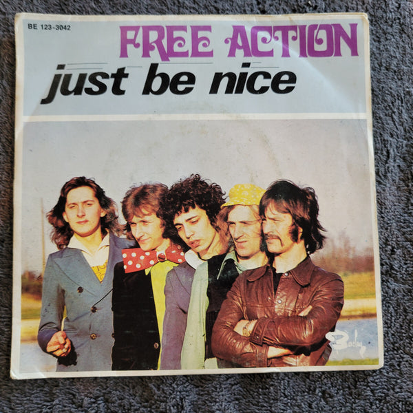 FREE ACTION JUST BE NICE SET ME FREE 7" IMPORT FRANCE BARCLAY