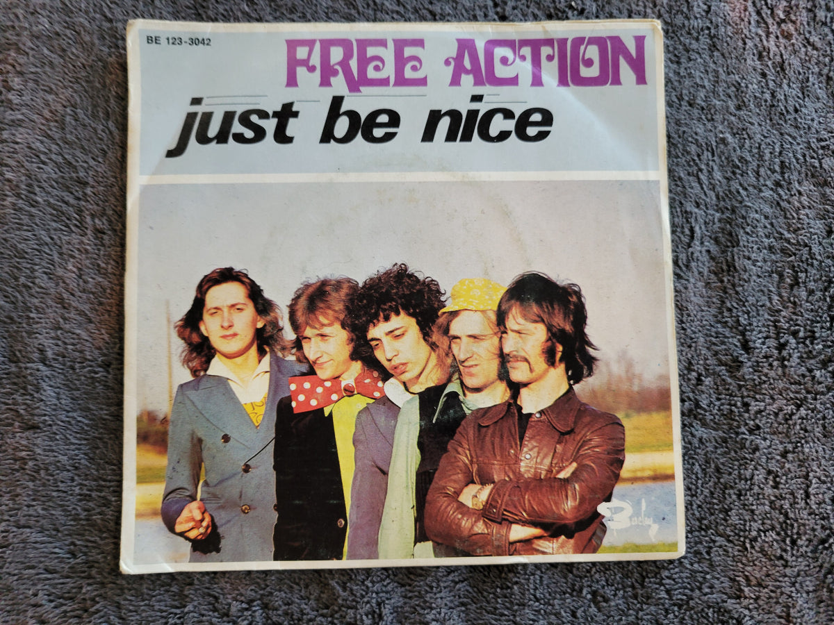 FREE ACTION JUST BE NICE SET ME FREE 7" IMPORT FRANCE BARCLAY