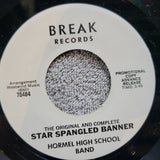 HORMEL HIGH SCHOOL BAND STAR SPANGLED BANNER INSERTS PICTURE SLEEVE BREAK 70484