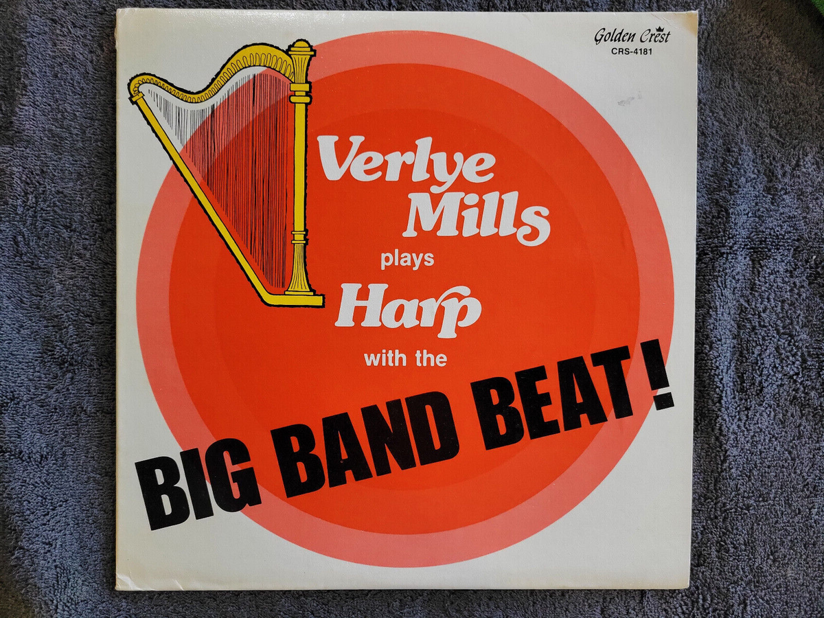 VERLYE MILLS PLAYS HARP WITH THE BIG BAND
