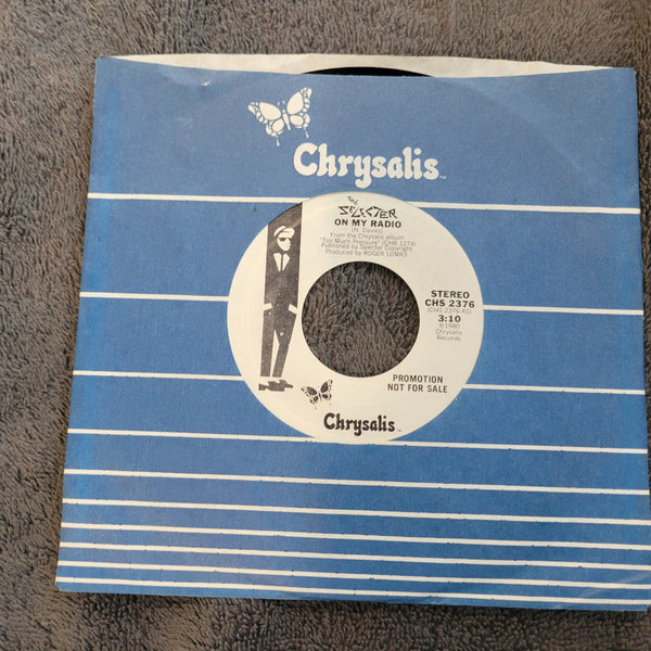 SELECTER ON MY RADIO WHITE LABEL PROMO WLP MONO CHS 2376 PAULINE BLACK