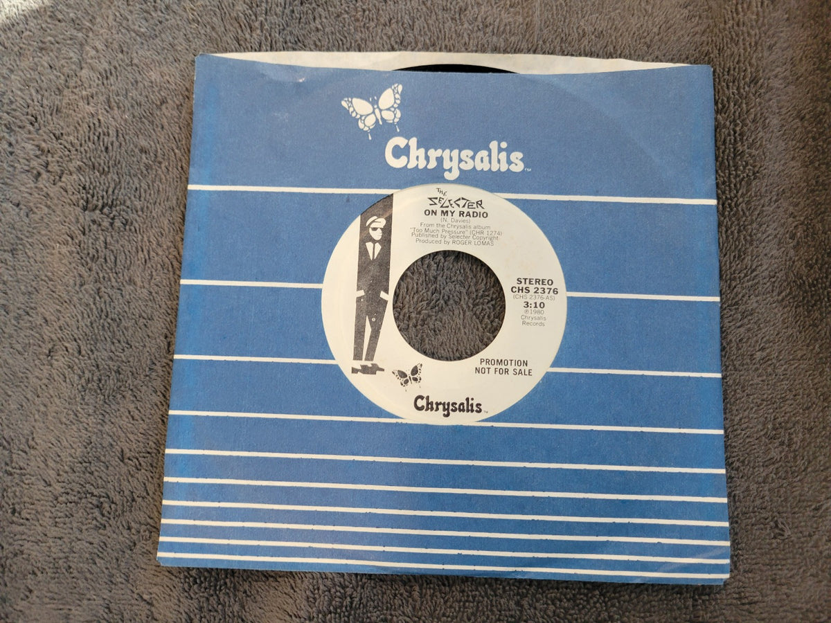 SELECTER ON MY RADIO WHITE LABEL PROMO WLP MONO CHS 2376 PAULINE BLACK