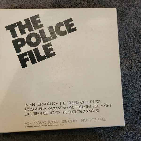 POLICE FILE BOX SET PROMO OUTLANDOS D'AMOUR STING STEWART COPELAND ANDY SUMMERS