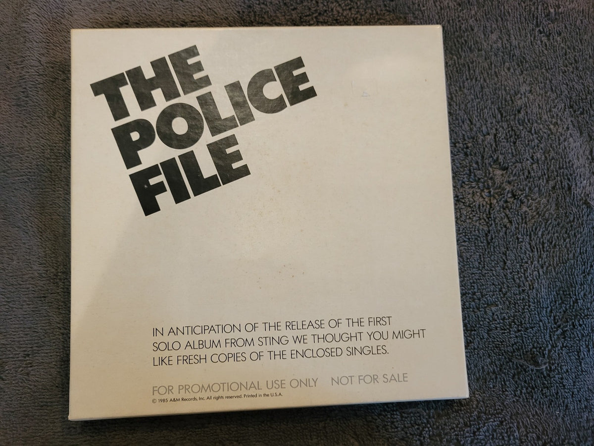 POLICE FILE BOX SET PROMO OUTLANDOS D'AMOUR STING STEWART COPELAND ANDY SUMMERS