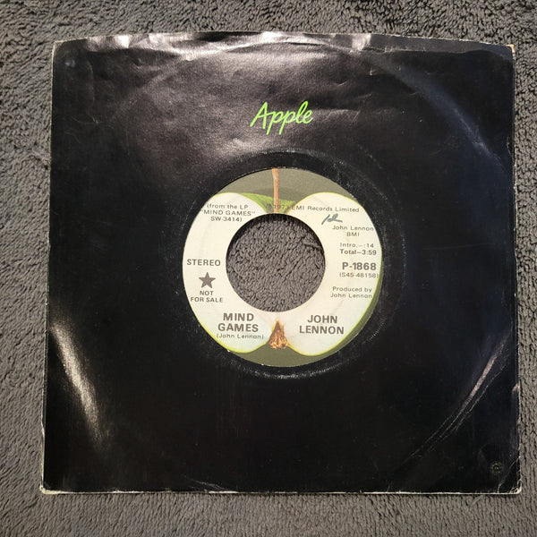 JOHN LENNON MIND GAMES MONO PROMO APPLE P-1868 BEATLES PRO 6768