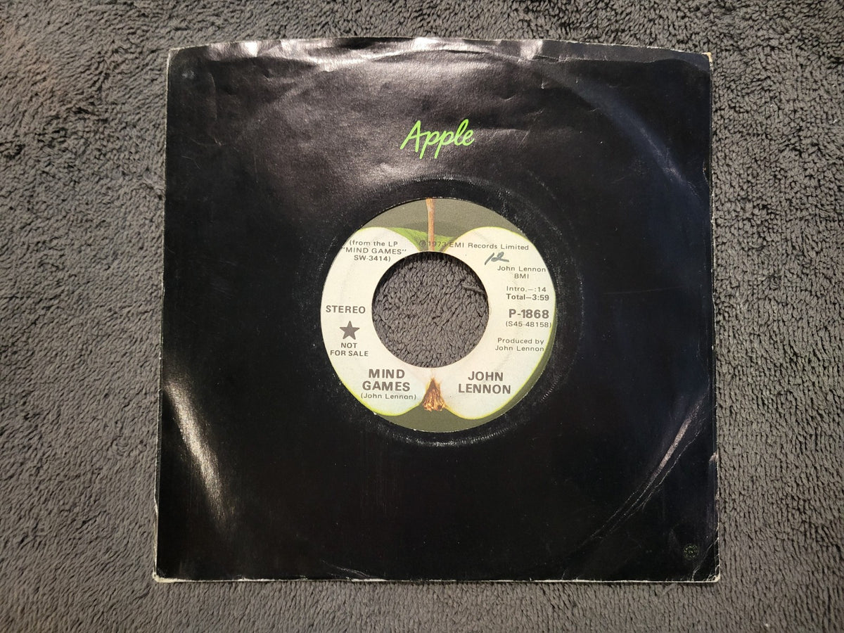 JOHN LENNON MIND GAMES MONO PROMO APPLE P-1868 BEATLES PRO 6768
