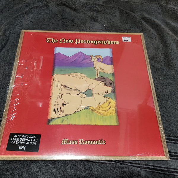 NEW PORNOGRAPHERS MASS ROMANTIC NEW SEALED MATADOR REMASTER HYPE STICKER