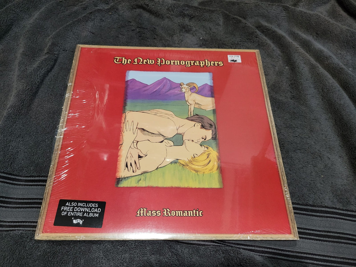 NEW PORNOGRAPHERS MASS ROMANTIC NEW SEALED MATADOR REMASTER HYPE STICKER